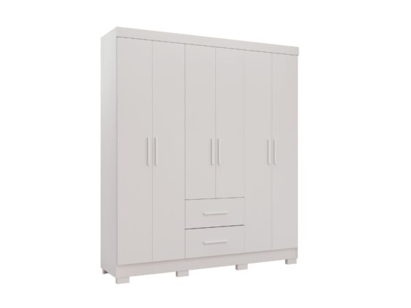 Guarda-Roupa Estrela 6 portas - Branco - Image 2