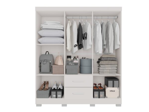 Guarda-Roupa Estrela 6 portas - Branco - Image 3