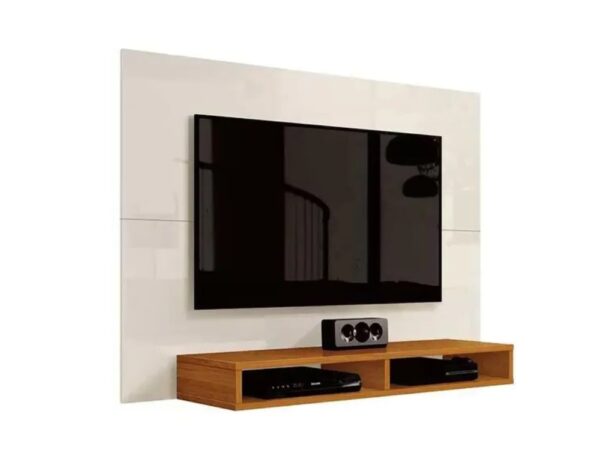 Painel Fox 43" - Off white/Cedro - Image 2