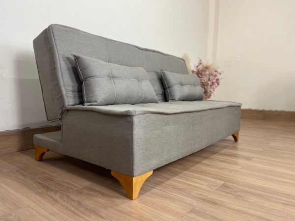 Sofá Cama Zayn 1.86m - Marrom Linho - Image 6