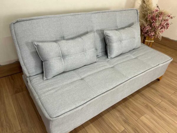 Sofá Cama Zayn 1.86m - Cinza Linho - Image 6