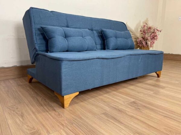 Sofá Cama Zayn 1.86m - Azul Linho - Image 4