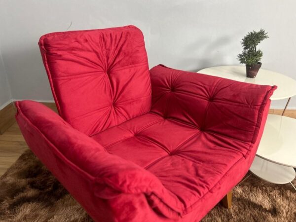 Poltrona Luna Innove - Vermelho Veludão - Image 3