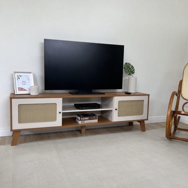 Rack Charlotte 75" - Cinamomo/Off White - Image 2