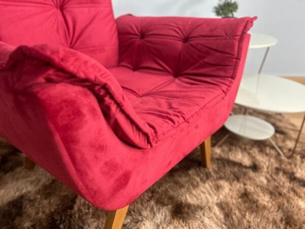 Poltrona Luna Innove - Vermelho Veludão - Image 4
