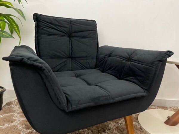 Poltrona Opala - Preto Veludão - Image 3