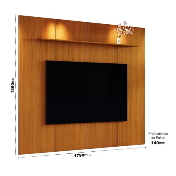 Painel Avant 1.79 75" -  Cedro - Image 2