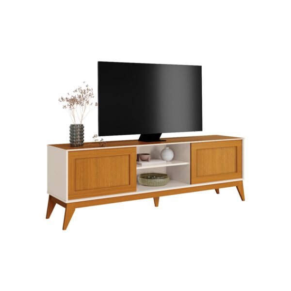 Rack King 65" - Off White/Cedro